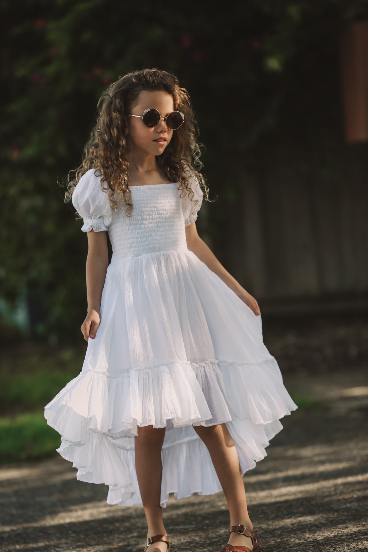 Asha Dress White Tea Princess